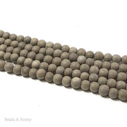 Unfinished Graywood Beads Round 8mm (16-Inch Strand)