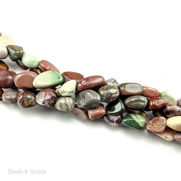 Imperial Jasper Beads Small Nugget 9x7mm - 12x9mm (16-Inch Strand)