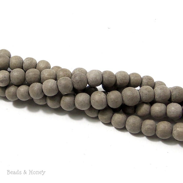 Unfinished Graywood Beads Round 8mm (16-Inch Strand)