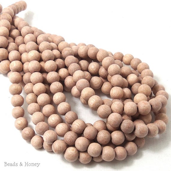 Unfinished Rosewood Beads Round 8mm (16-Inch Strand)