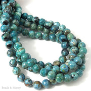 African Blue Opal Bead Round Smooth 6mm (16 Inch Strand)