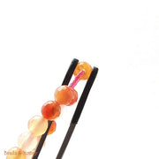 Peach Agate Round Faceted 6mm (Full Strand)