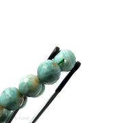 Sea Green Fired Agate Round Faceted 12mm (Half Strand, Qty Pricing)