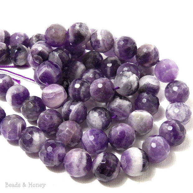 Cape Amethyst Grade A Round Faceted 12mm (Half Strand)