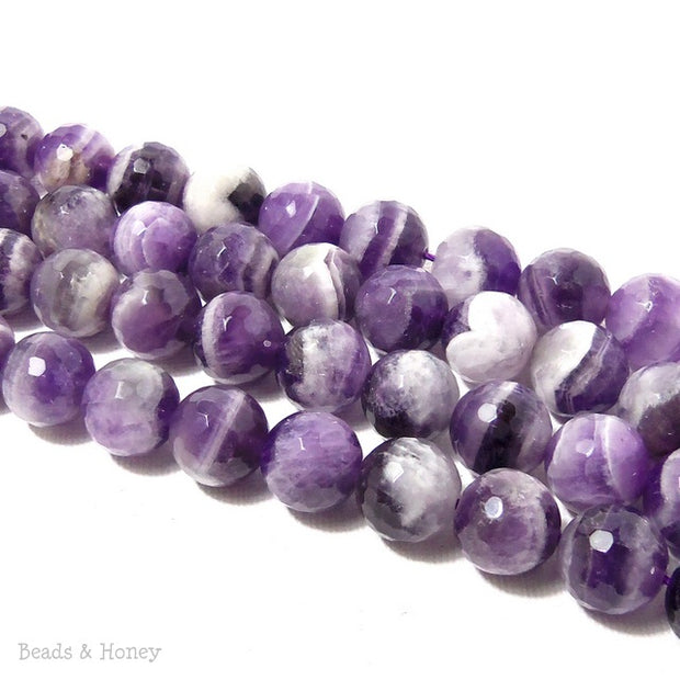 Cape Amethyst Grade A Round Faceted 12mm (Half Strand)