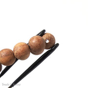 Unfinished Bayong Wood, 12mm, Round, Smooth, Large, Natural Wood Beads, Full strand, 36pcs - ID 1787