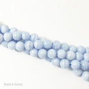 Blue Lace Agate Round 8mm (16 Inch Strand) 
