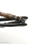 Brown Pen Shell Heishi 4-5mm (24 Inch Strand)