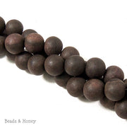 Unfinished Ebony Wood Beads Round 12mm  (16 Inch Strand)    