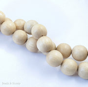 Whitewood Beads Round 20mm (16-Inch Strand)
