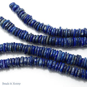 Lapis Lazuli Grade A Wheel Irregular (Half Strand)