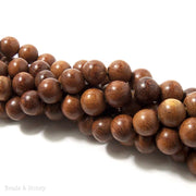 Madre de Cacao Wood Round 10mm (Full Strand)