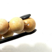 Meranti Wood Bead Light Round 14mm (16 Inch Strand)