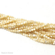 Natural Mother of Pearl Round 2.5mm (16 Inch Strand)  