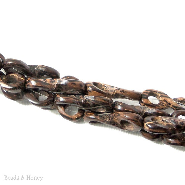 Patikan Wood Bead Infinity Link 28x10mm (16 Inch Strand)    