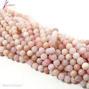 Pink Opal Round Smooth 6mm (Full Strand)