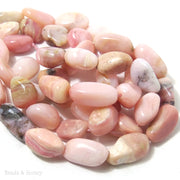 Pink Opal Nugget Tumbled 10x15mm (Full Strand)