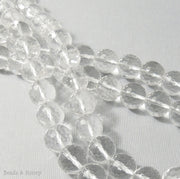 Rock Crystal Quartz Round Faceted 12mm (15.5 Inch Strand)