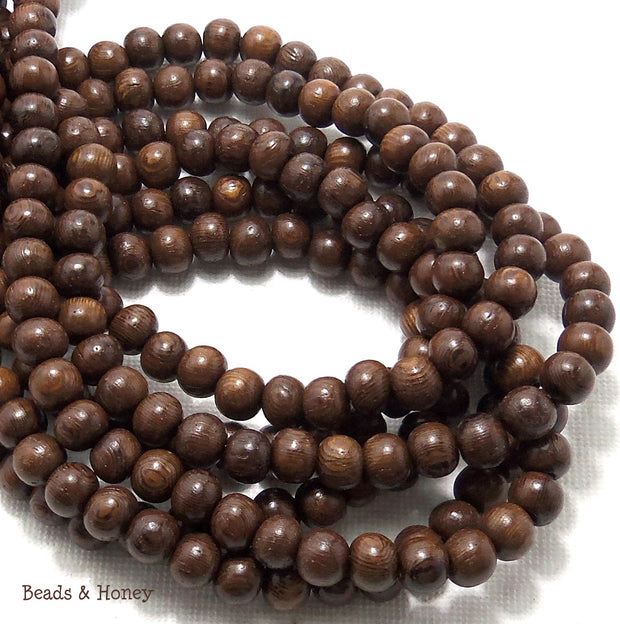 Robles Wood Round 6mm (Full Strand)