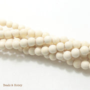 Whitewood Bleached Round 8mm (Full Strand)