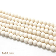 Whitewood Bleached Round 8mm (Full Strand)